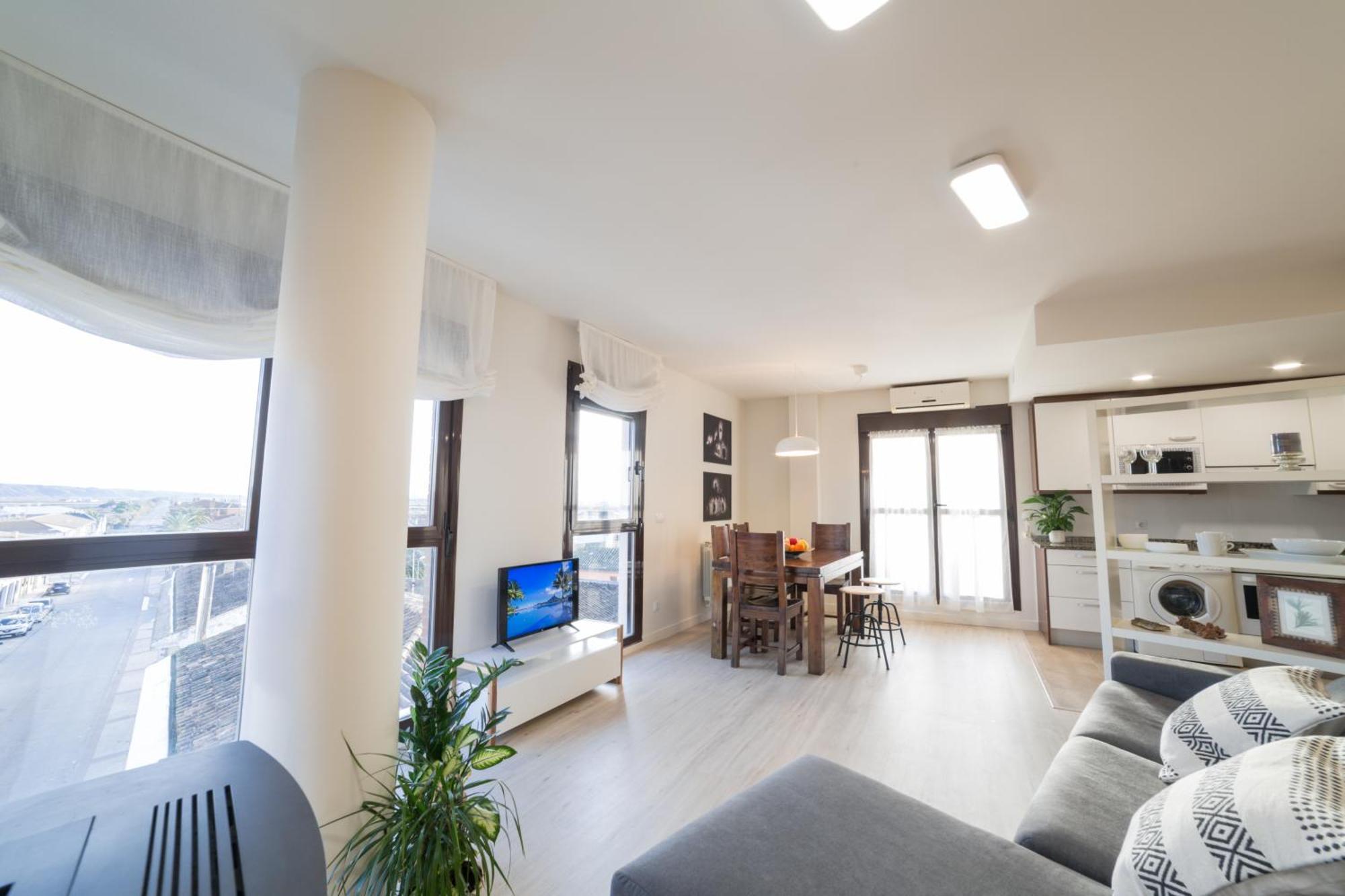 Apartamento Atico Bardenas Arguedas Luaran gambar
